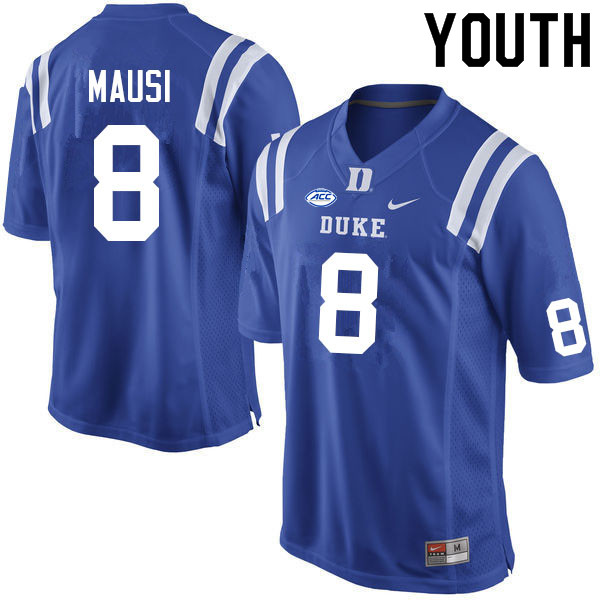 Youth #8 Dorian Mausi Duke Blue Devils College Football Jerseys Sale-Blue